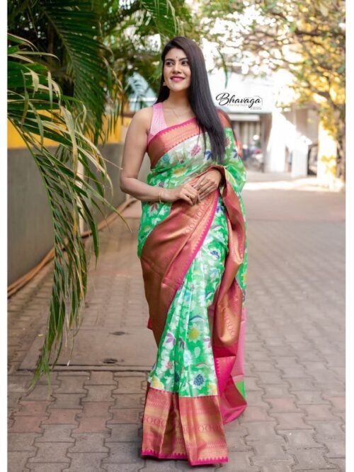 Banarasi Tissue silk saree - Image 2