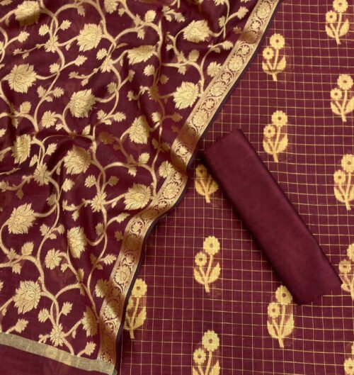 Kamali2 - Banarasi silk suit