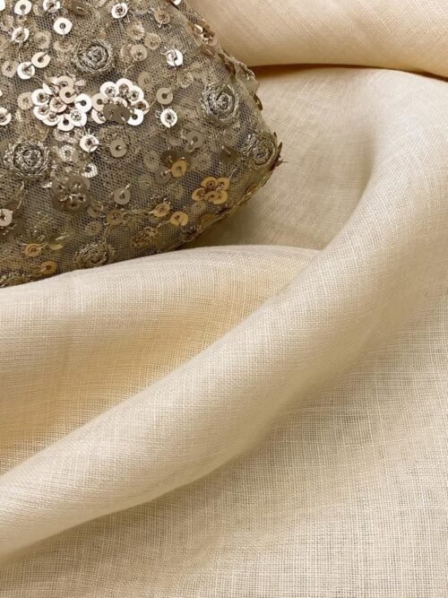 Raaga - Linen gold zari woven - Image 2