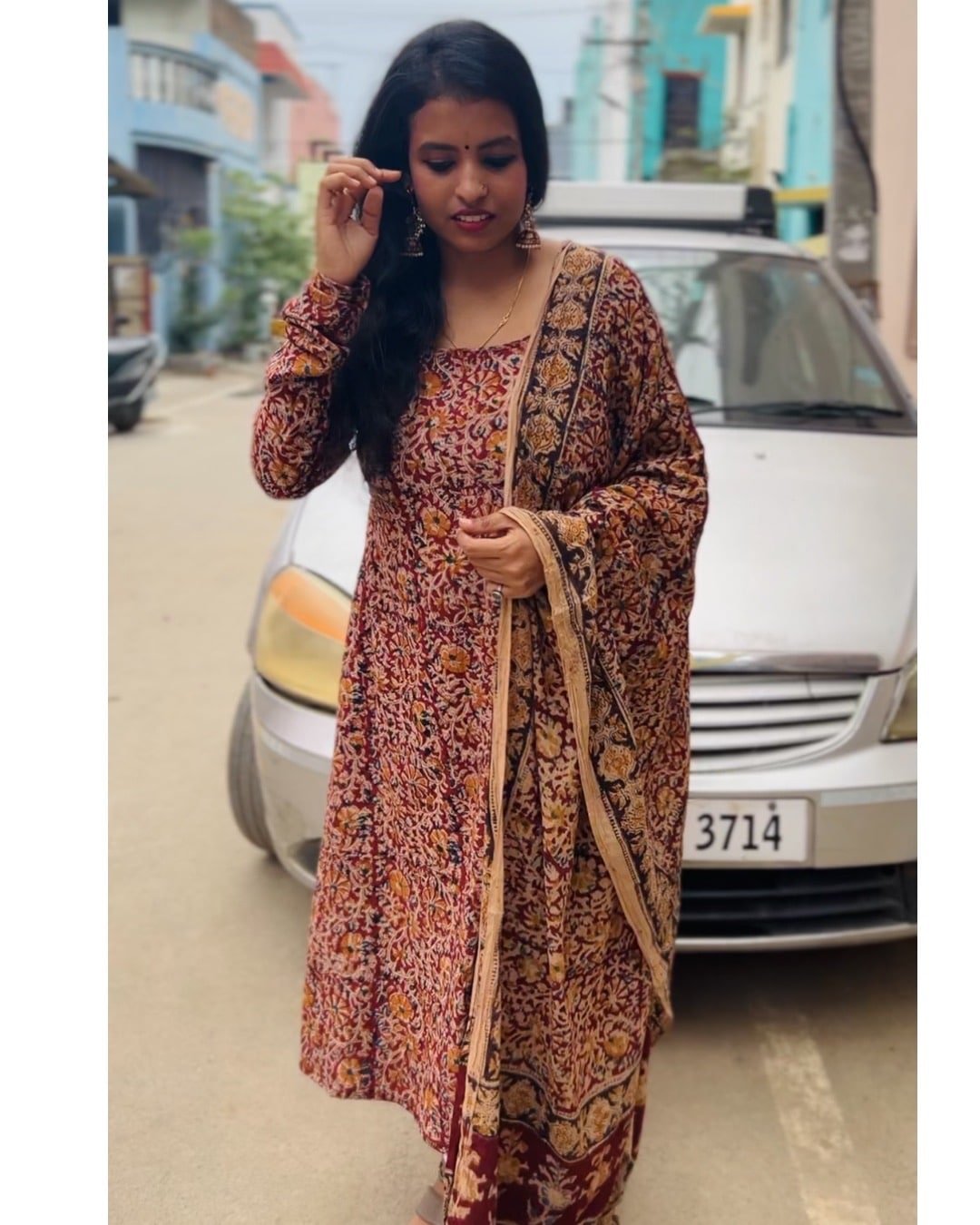 Cheap Anarkali Kurti Pant Set, Indian/Pakistani Wedding Dress, Party Wear  Suits. | Joom