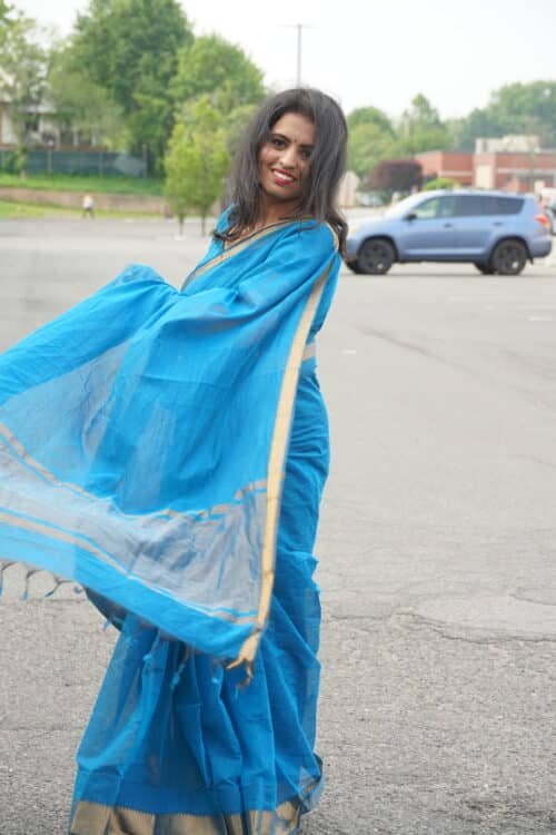 Lilly - Mangalagiri cotton saree - Image 3