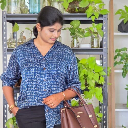 தமிழ் | Tamil - Modal silk shirt